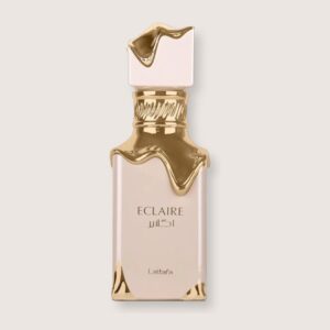 Flacon luxueux du parfum Eclaire Lattafa - fragrance orientale gourmande et envoûtante - MADOSTYLE