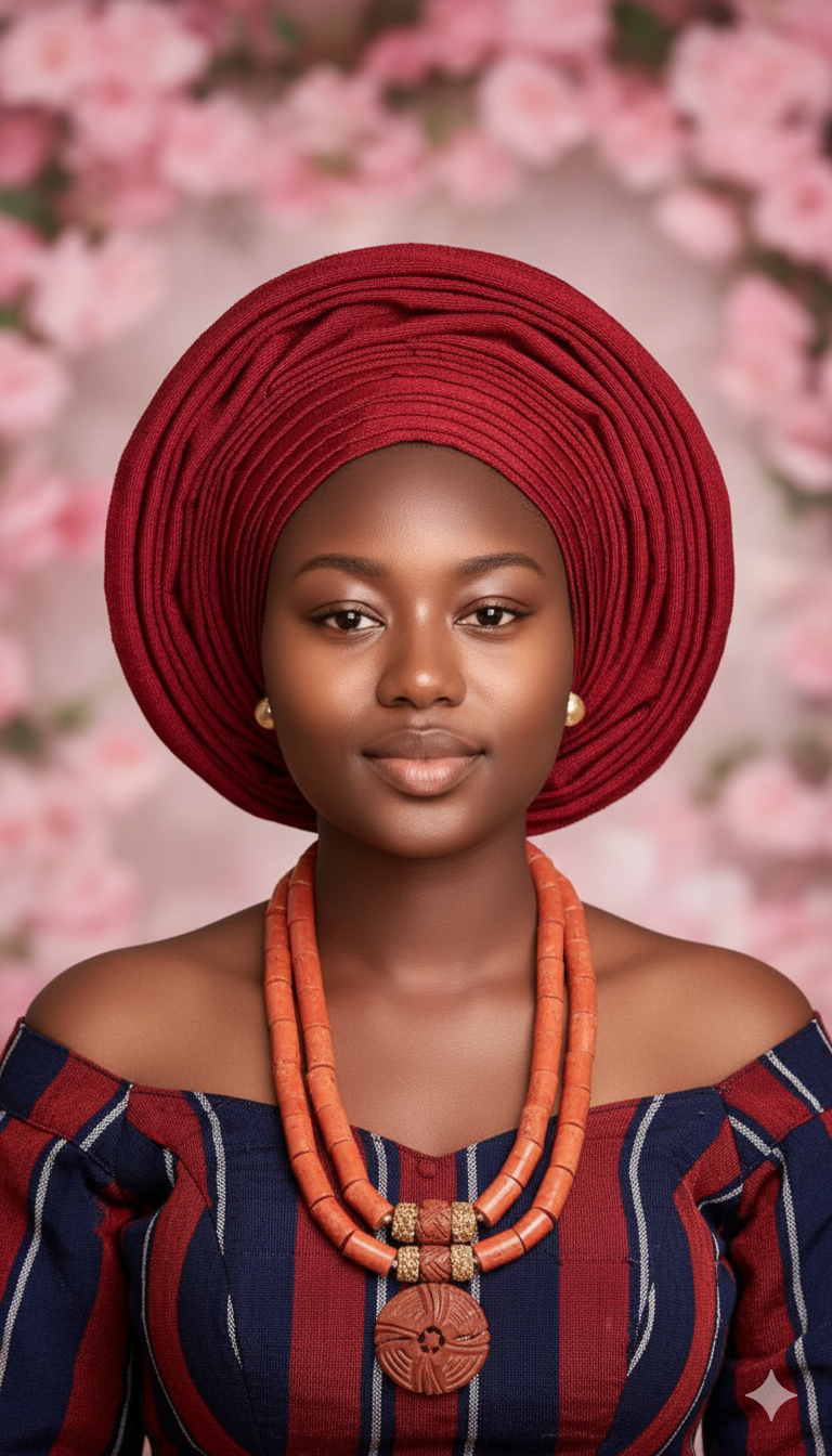 Coiffure élégante pour cérémonie traditionnelle - MADOSTYLE Style de coiffure chic et moderne pour mariage - MADOSTYLE Coiffure africaine raffinée pour évènement spécial - MADOSTYLE