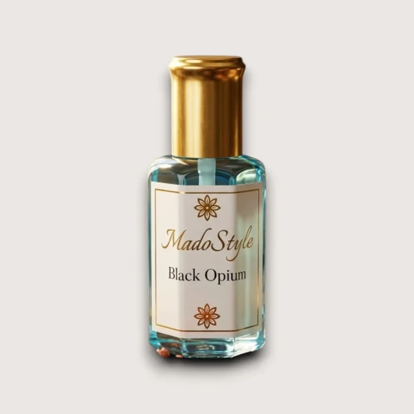 Huile parfumée Black Opium, parfum femme sans alcool, huile parfumée gourmande, parfum longue tenue femme